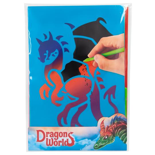 Dino World Magic Scratch kaarten DRAGON