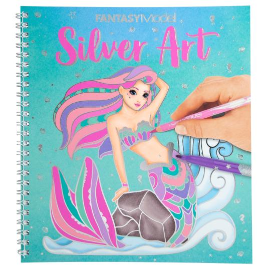 Fantasy Model Silver Art kleurboek