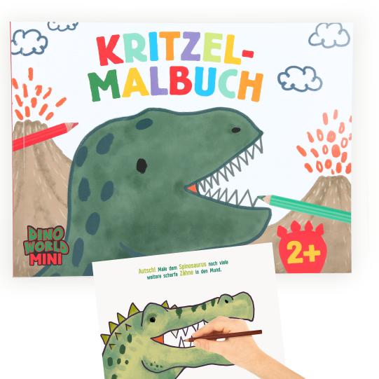 Dino World krabbel kleurboek MINI DINO duits