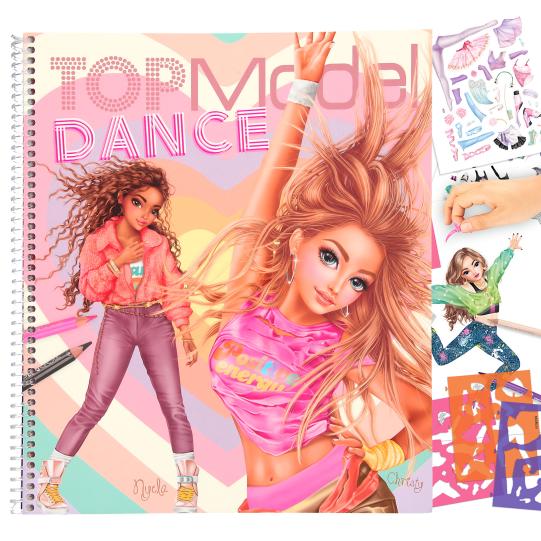 TOPModel DANCE kleurboek