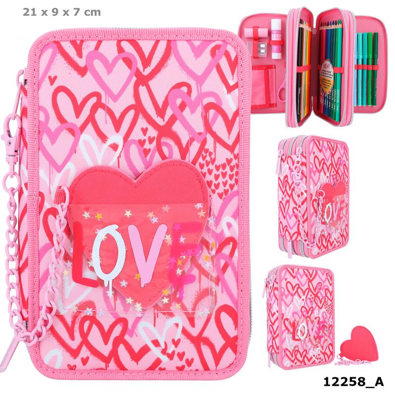 Depesche TOPModel 3-vaks etui ONE LOVE
