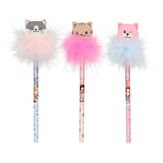 TOPModel potlood met gumtopper CAT LOVE