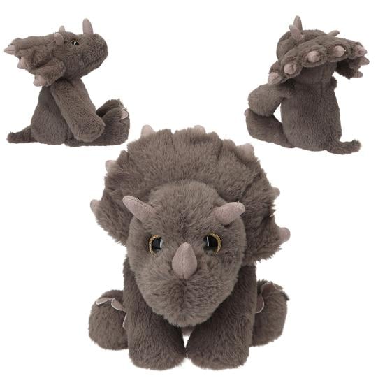 Dino World knuffel Floppy Triceratops 25 cm