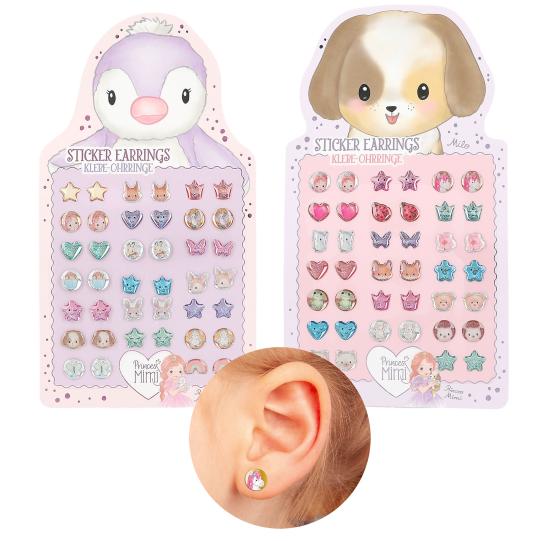 Princess Mimi sticker oorbellen