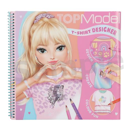 TOPModel T-shirt Designer kleurboek