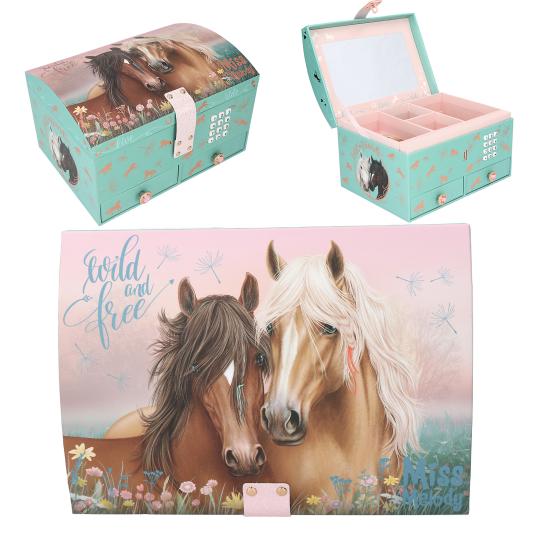 Miss Melody grote sieradendoos met code en geluid