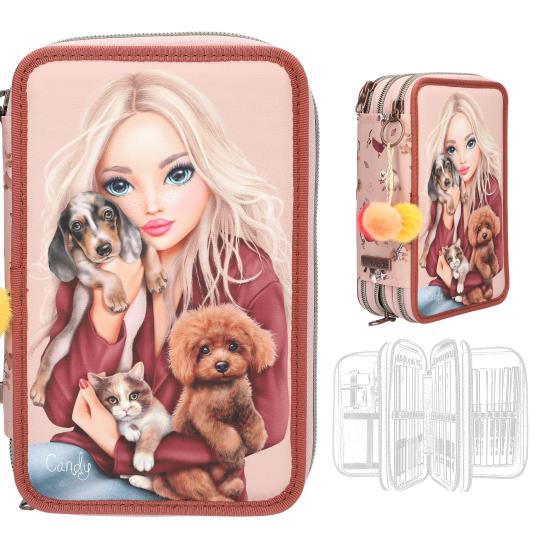 TOPModel 3-vaks etui FUR EVER FRIENDS