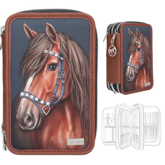 Miss Melody 3-vaks etui LUXURY HORSE