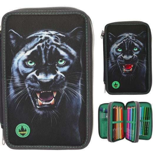 Dino World 3-vaks etui PANTHER