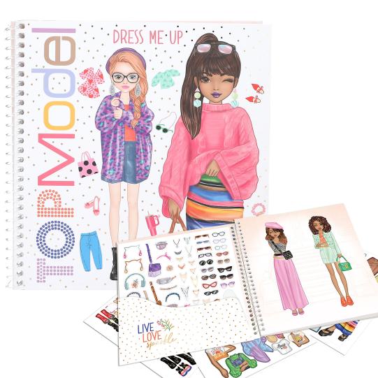TOPModel Dress Me Up stickerboek