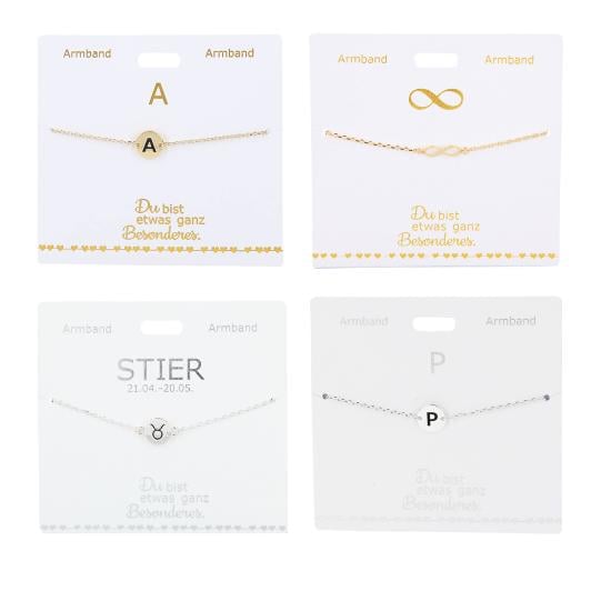 Armband met naam verzilverd duits