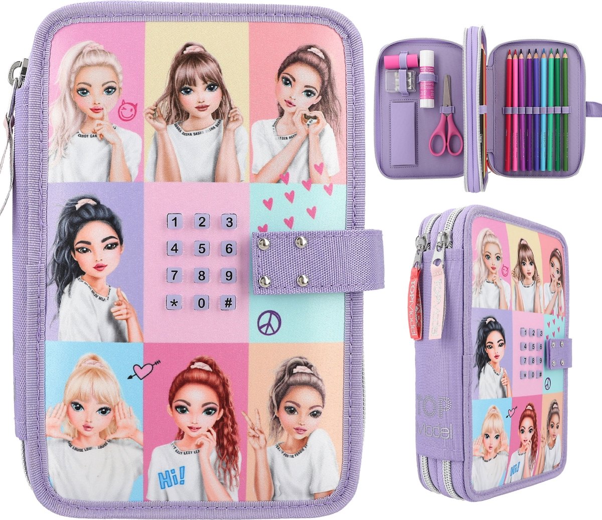 TOPModel etui met code SNAP SHOTS