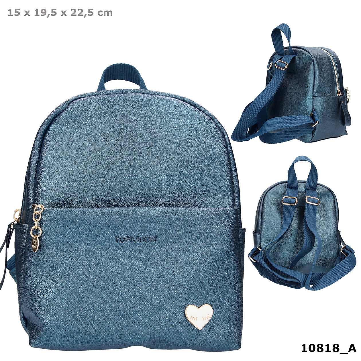TOPModel kleine rugzak blauw
