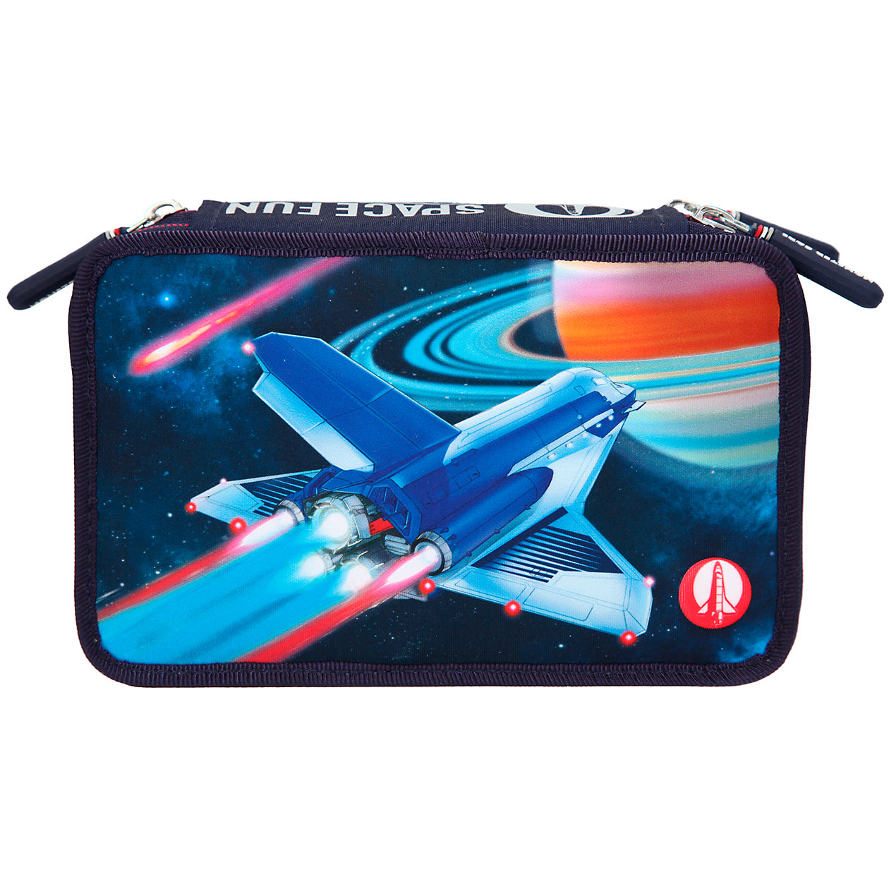 Monster Cars 3-vaks etui LED Space