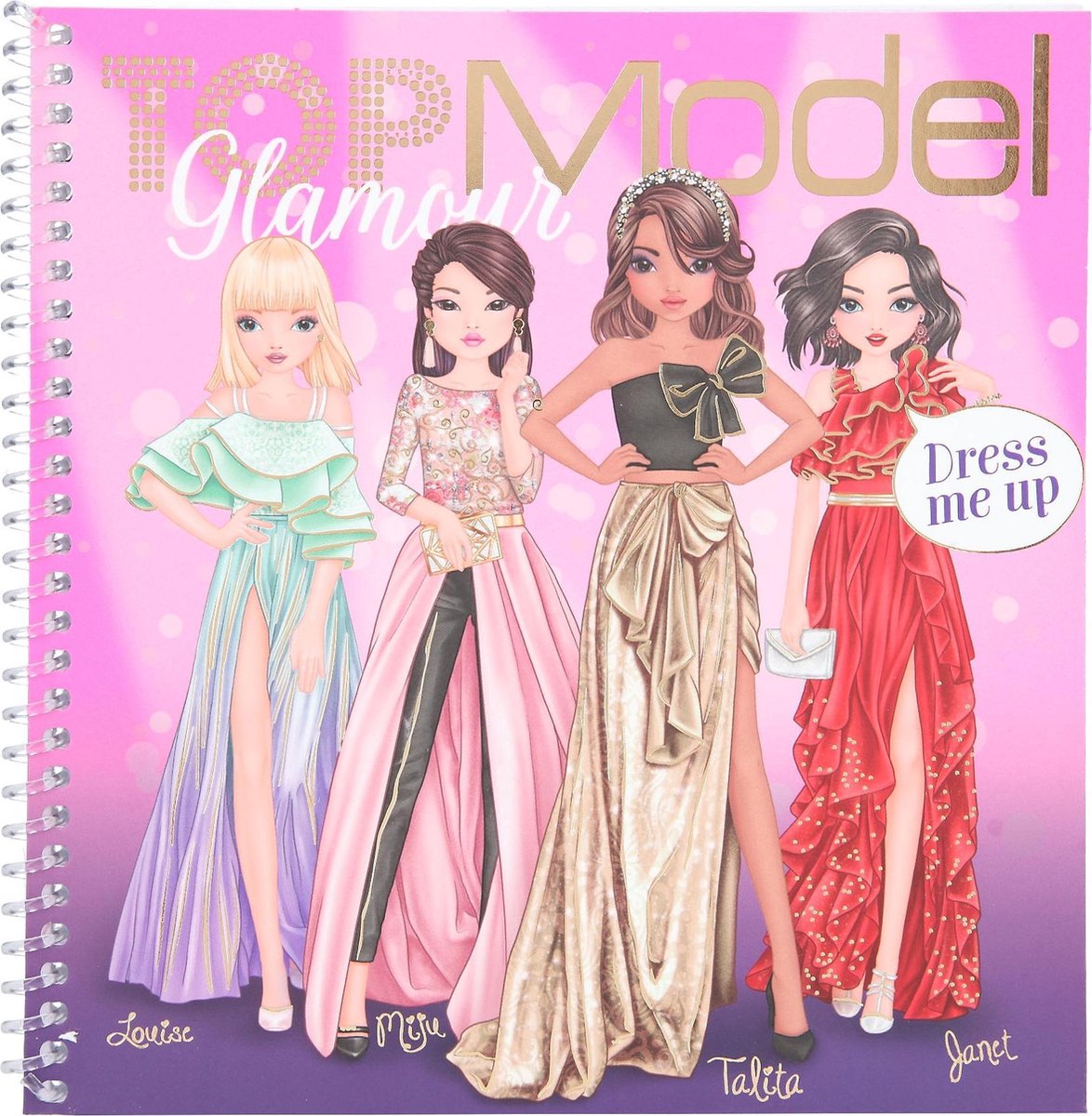 TOPModel Dress Me Up stickerboek GLAMOUR
