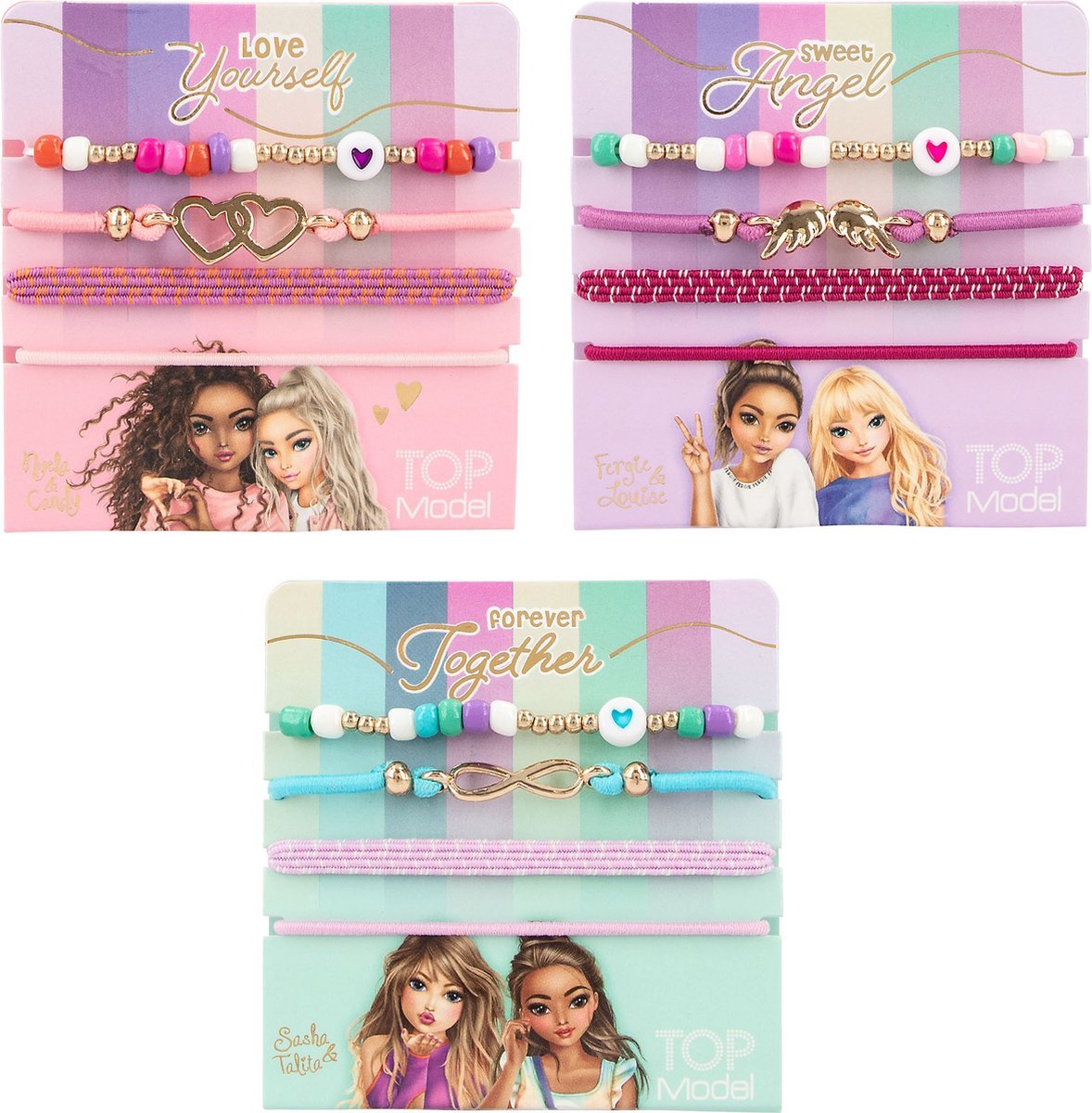 TOPModel haar- en armbandenset