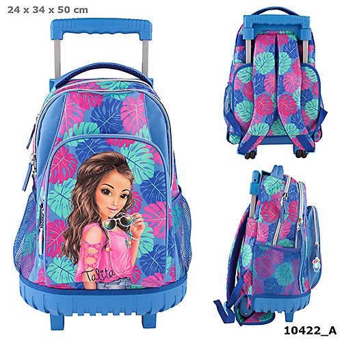 TOPModel rugzaktrolley TROPICAL blauw
