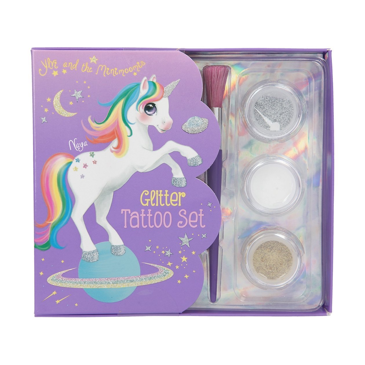 Yliv glitter tatoeages