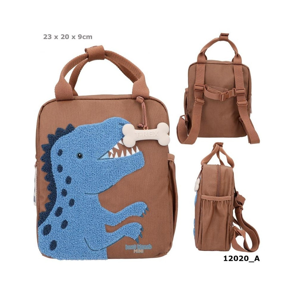 Depesche Dino World kleine rugzak bruin DINO MINI