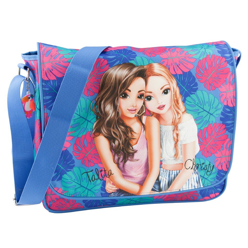 TOPModel schoudertas TROPICAL blauw