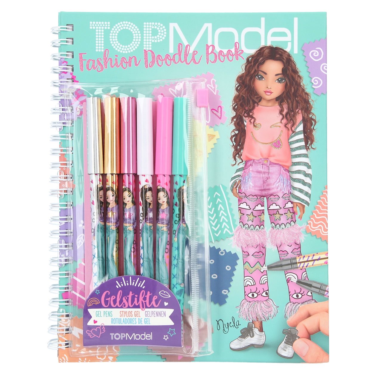 TOPMode Fashion Doold Book met gelpennen