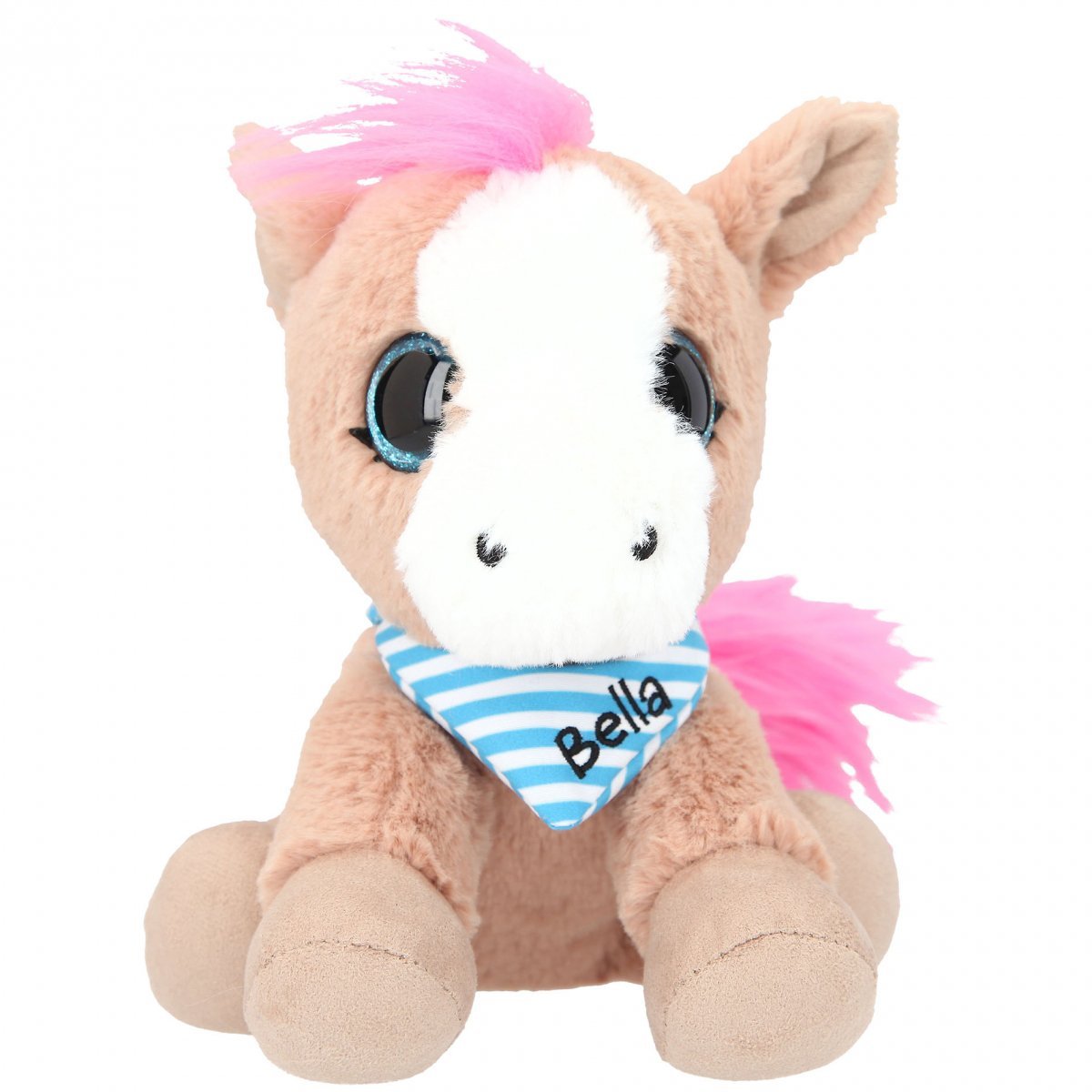 Snukis knuffel paard Bella 18cm