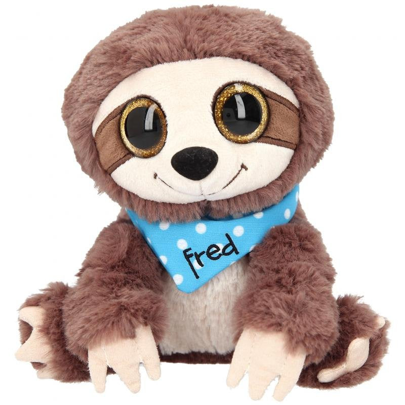 Snukis knuffel luiaard Fred,18 cm