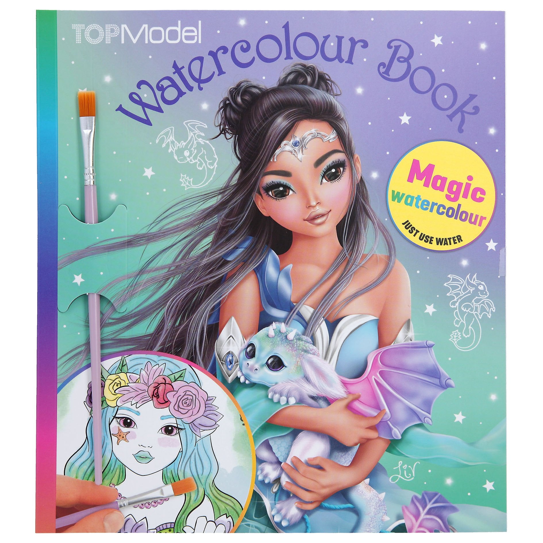 TOPModel waterverf boek DRAGONLOVE