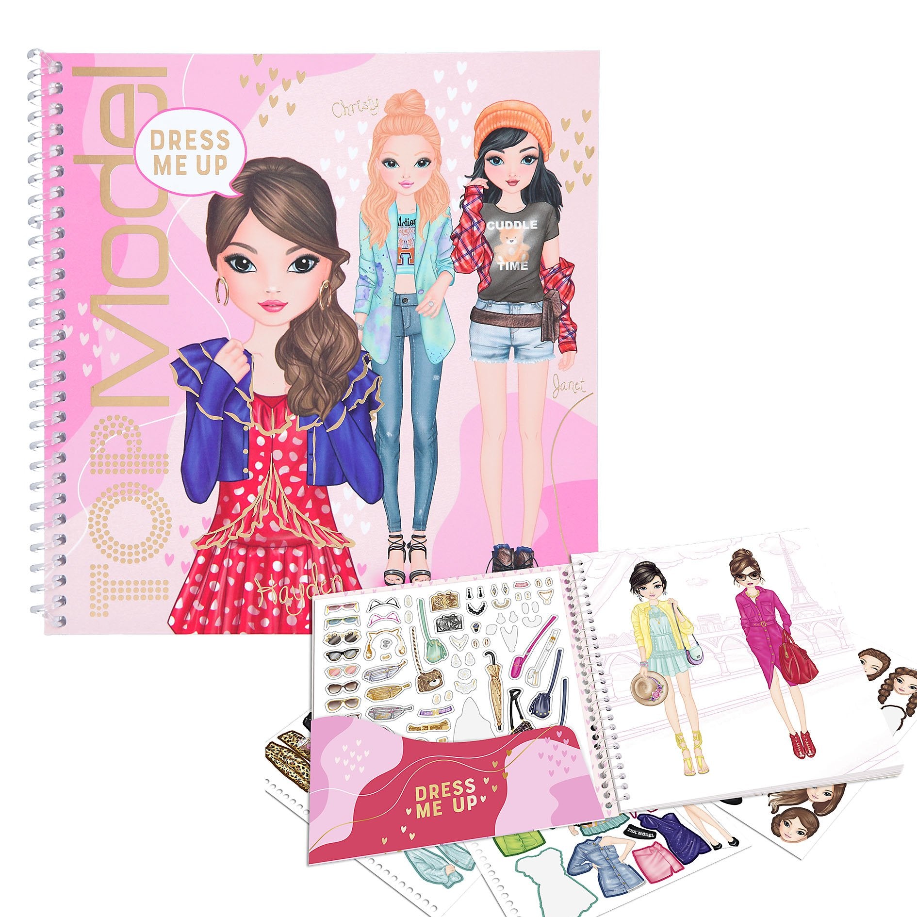 TOPModel Dress Me Up stickerboek