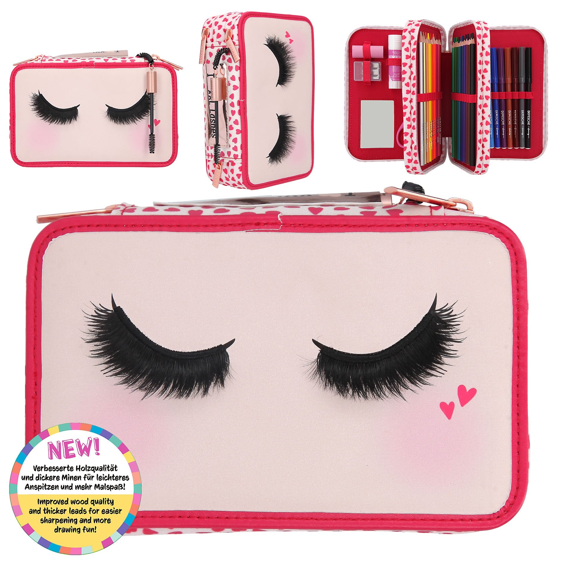 TOPModel 3-vaks etui BEAUTY GIRL