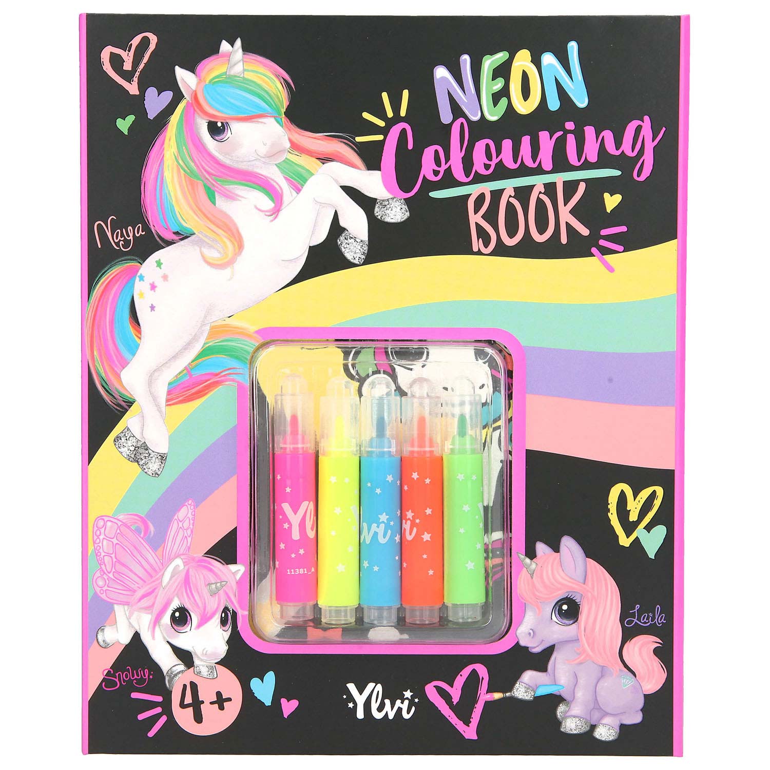 Ylvi neon kleurboek