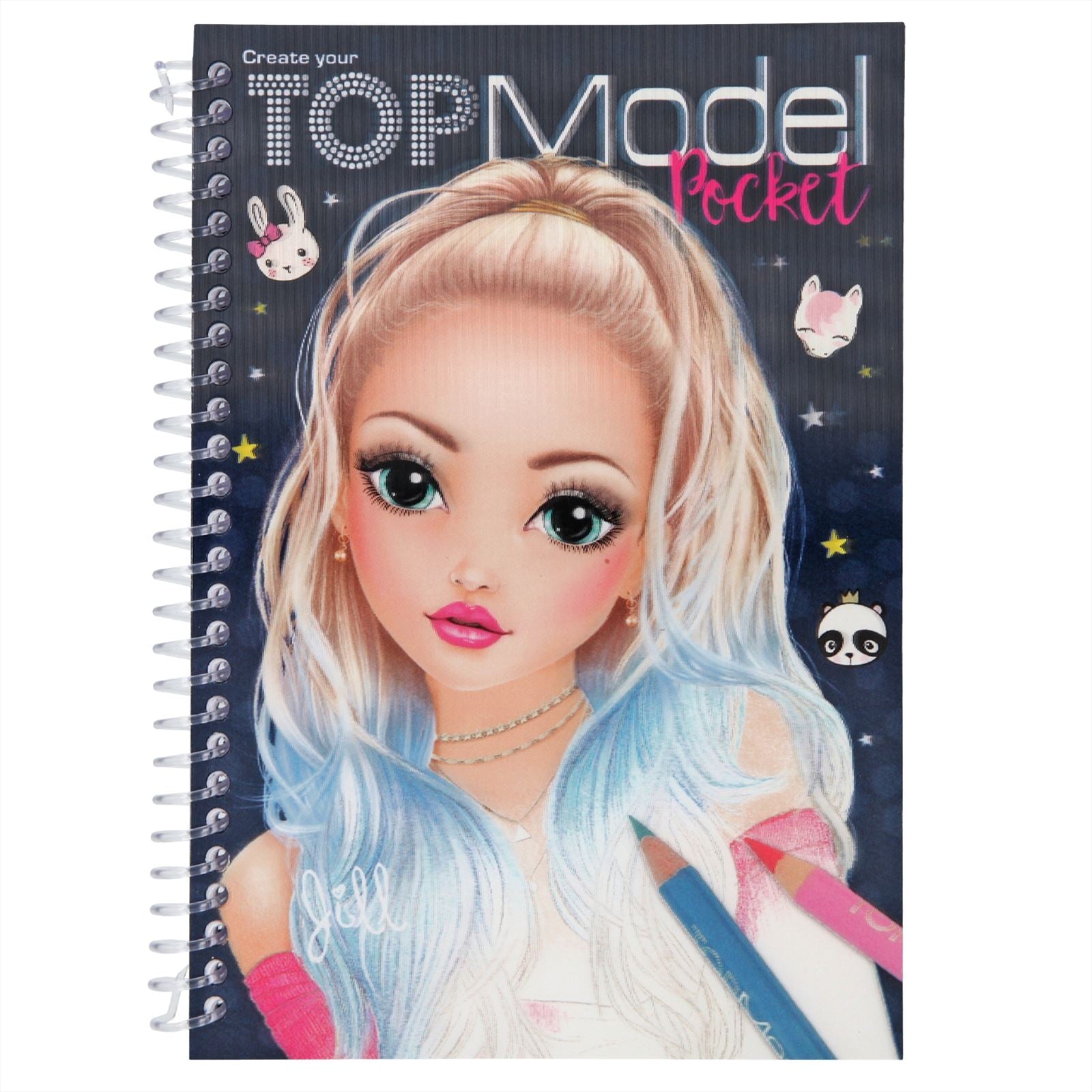 TOPModel pocket kleurboek 3D