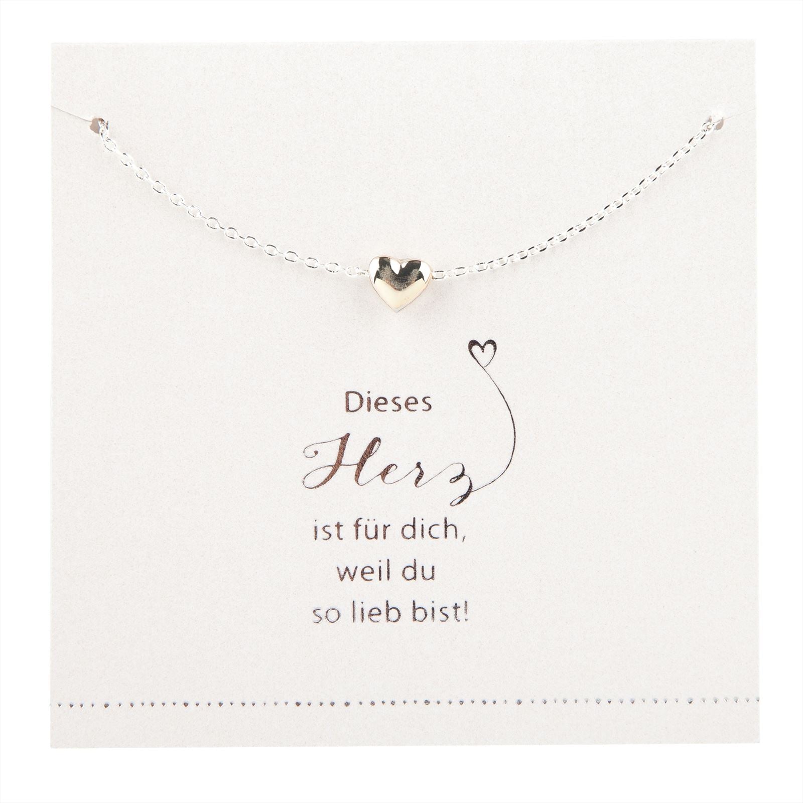Ketting met hanger ster of hart