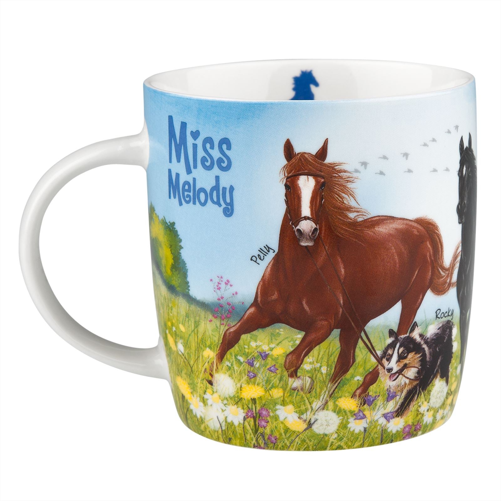 Miss Melody beker, blauw