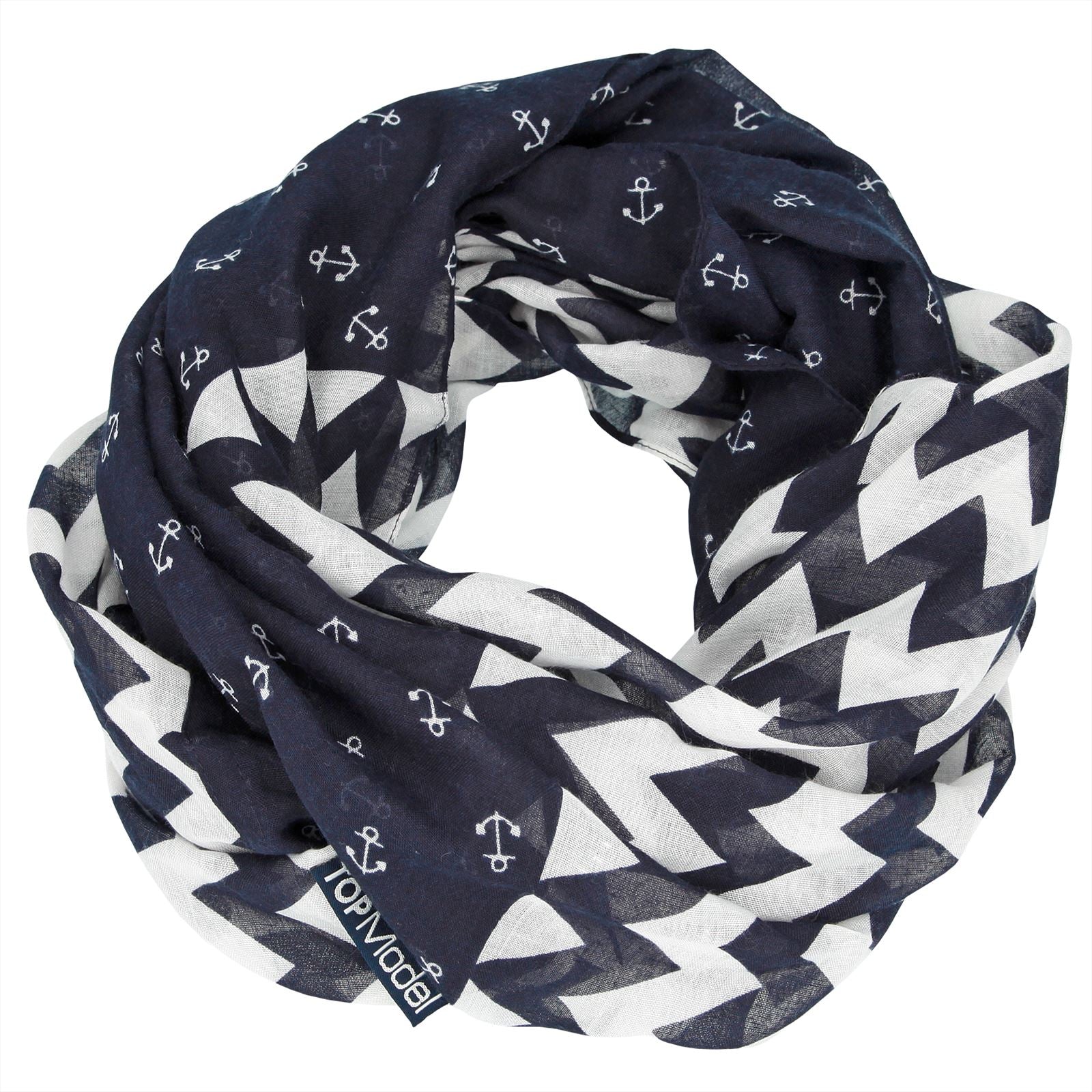 TOPModel Loopsjaal,donkerblauw