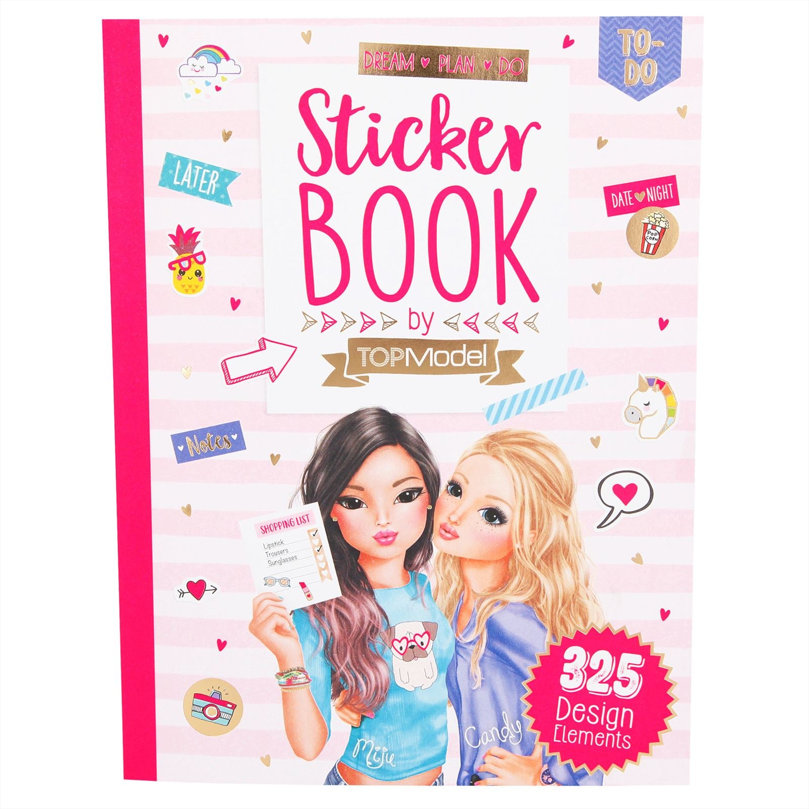 TOPModel stickerboek GOLD