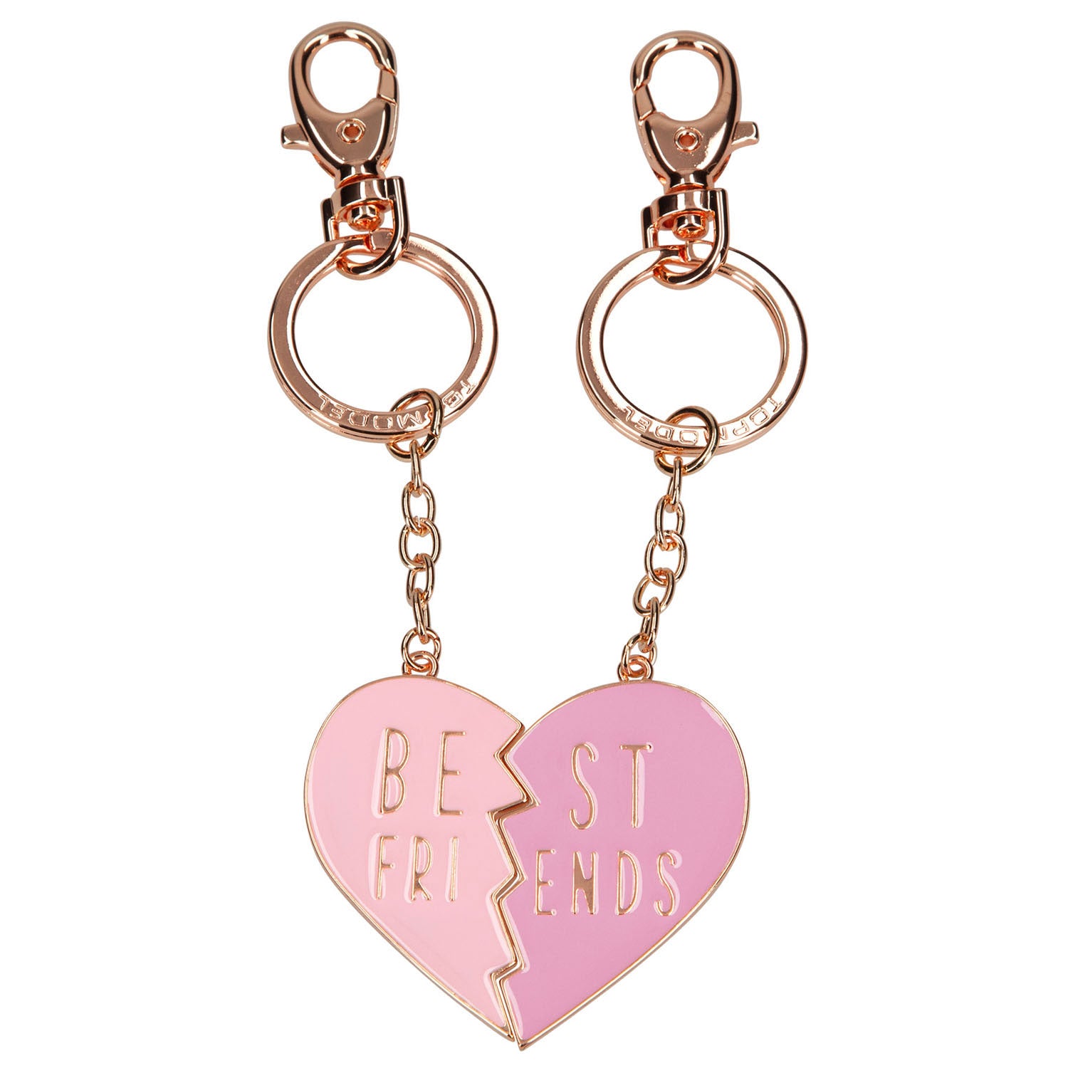 Depesche TOPModel sleutelhanger gebroken hart set van 2