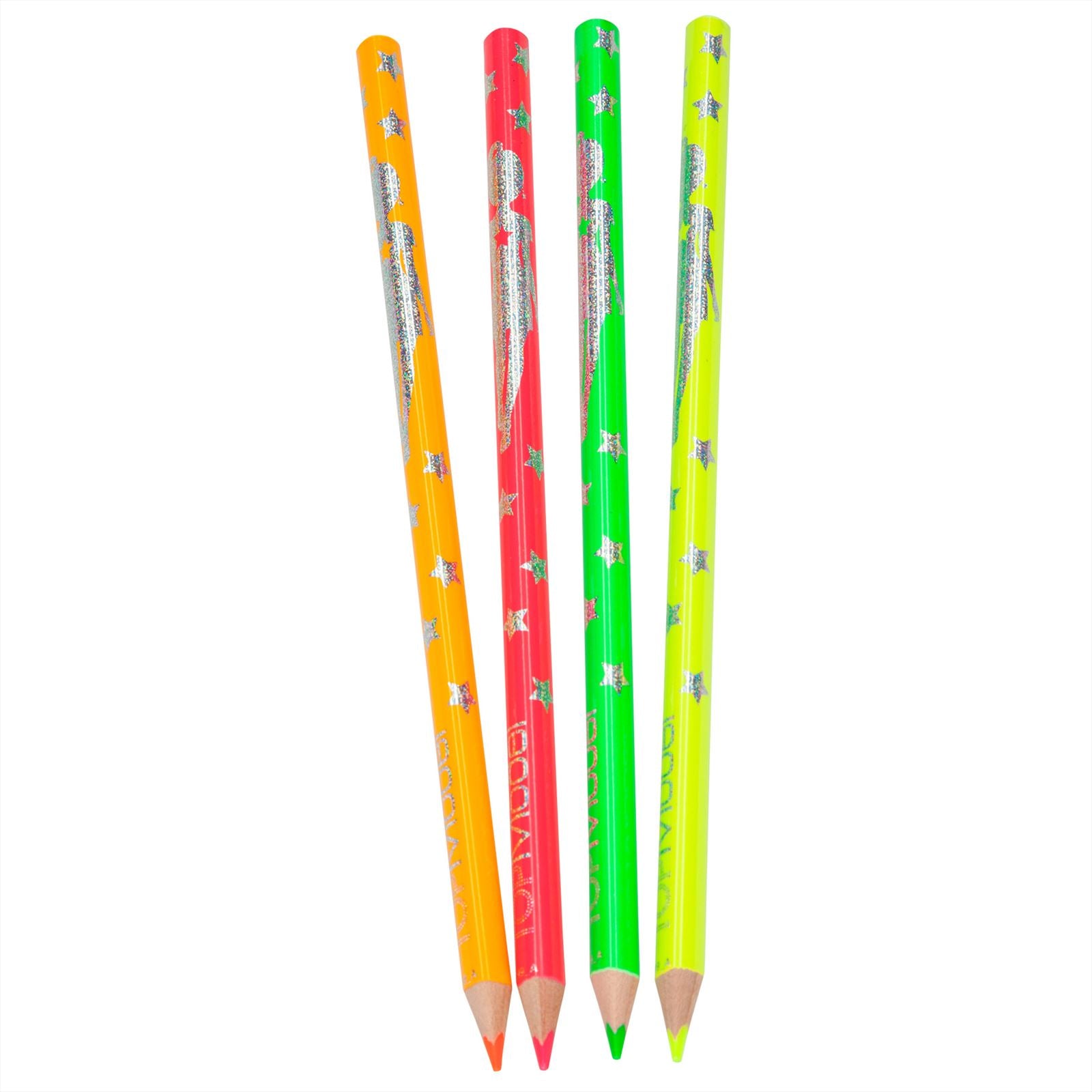 TOPModel kleurpotloden 4 stuks neon