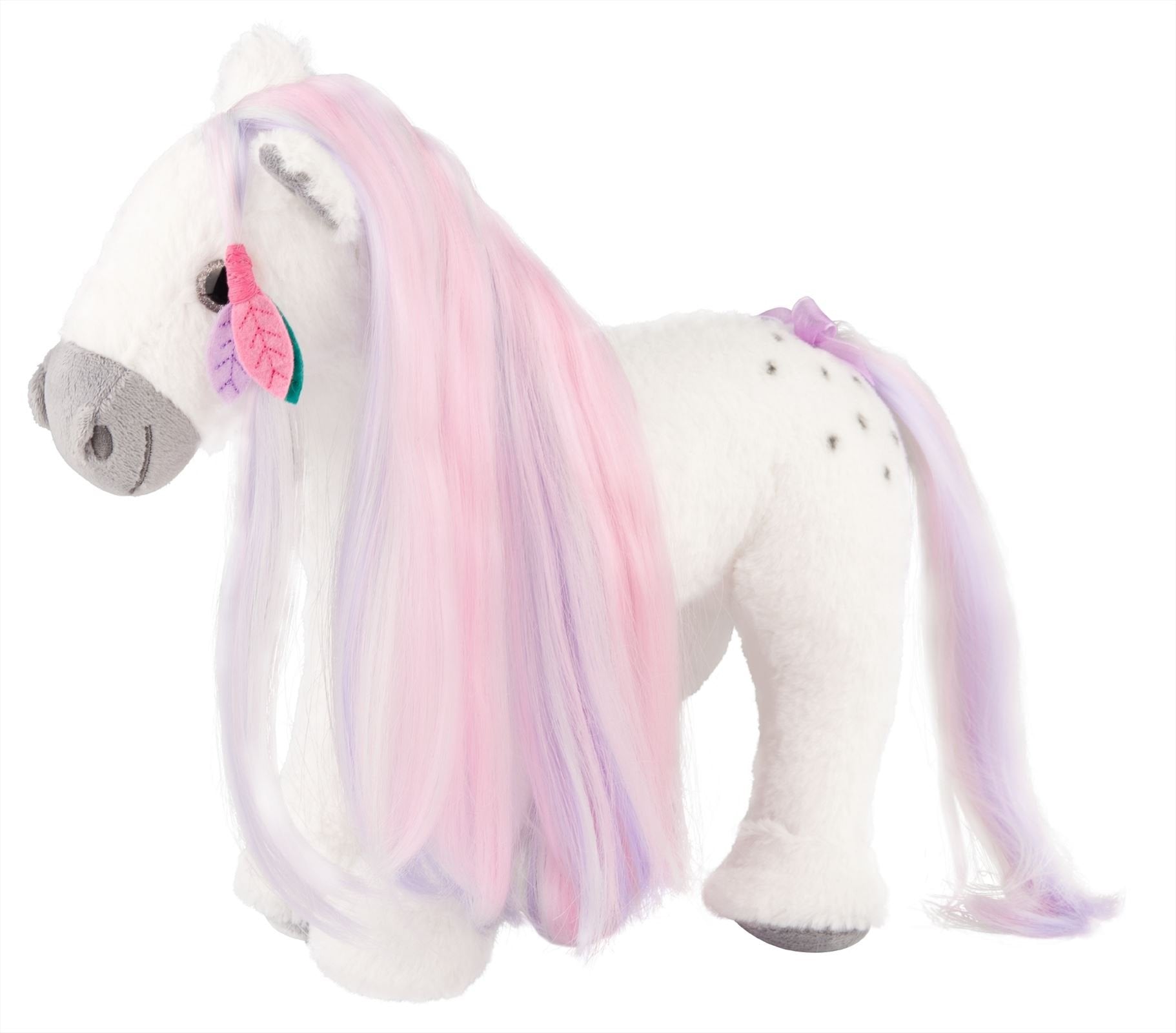 Miss Melody knuffel met kambare manen, 27 cm