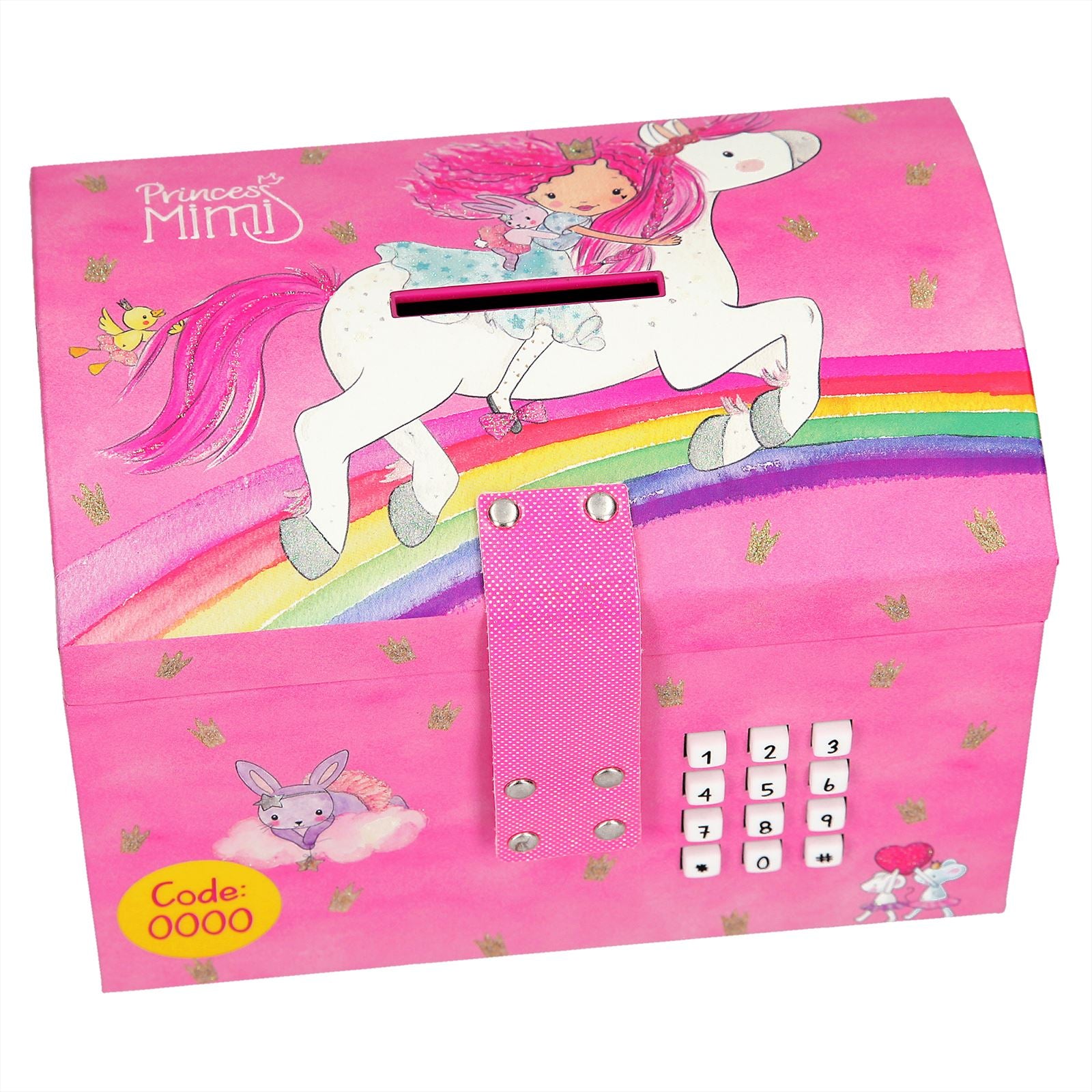 Princess Mimi spaarpot met code en sound