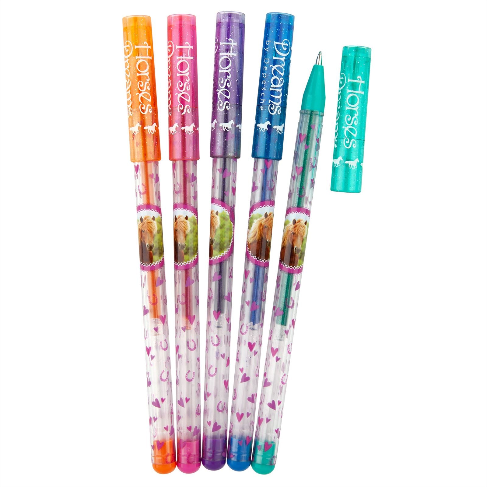 Horses Dreams glitter gelpen set