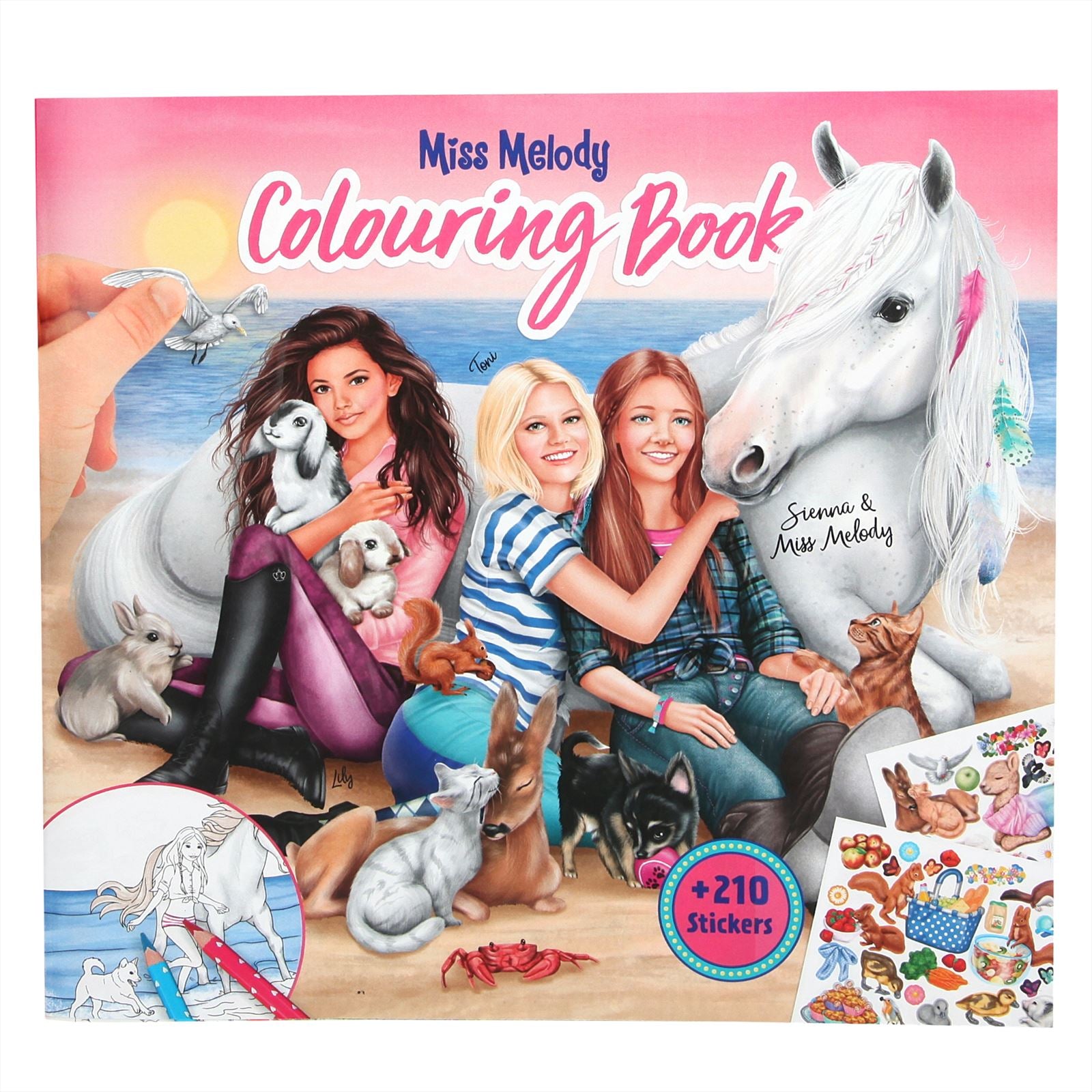 Miss Melody kleurboek met dieren