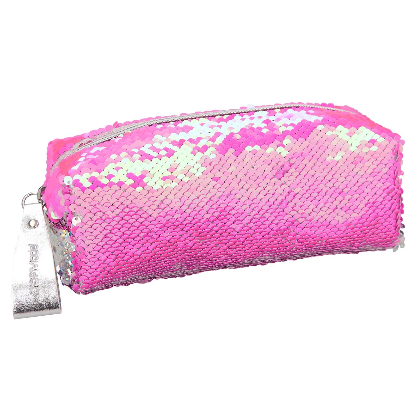 TOPModel etui met wrijfpaillet ten roze