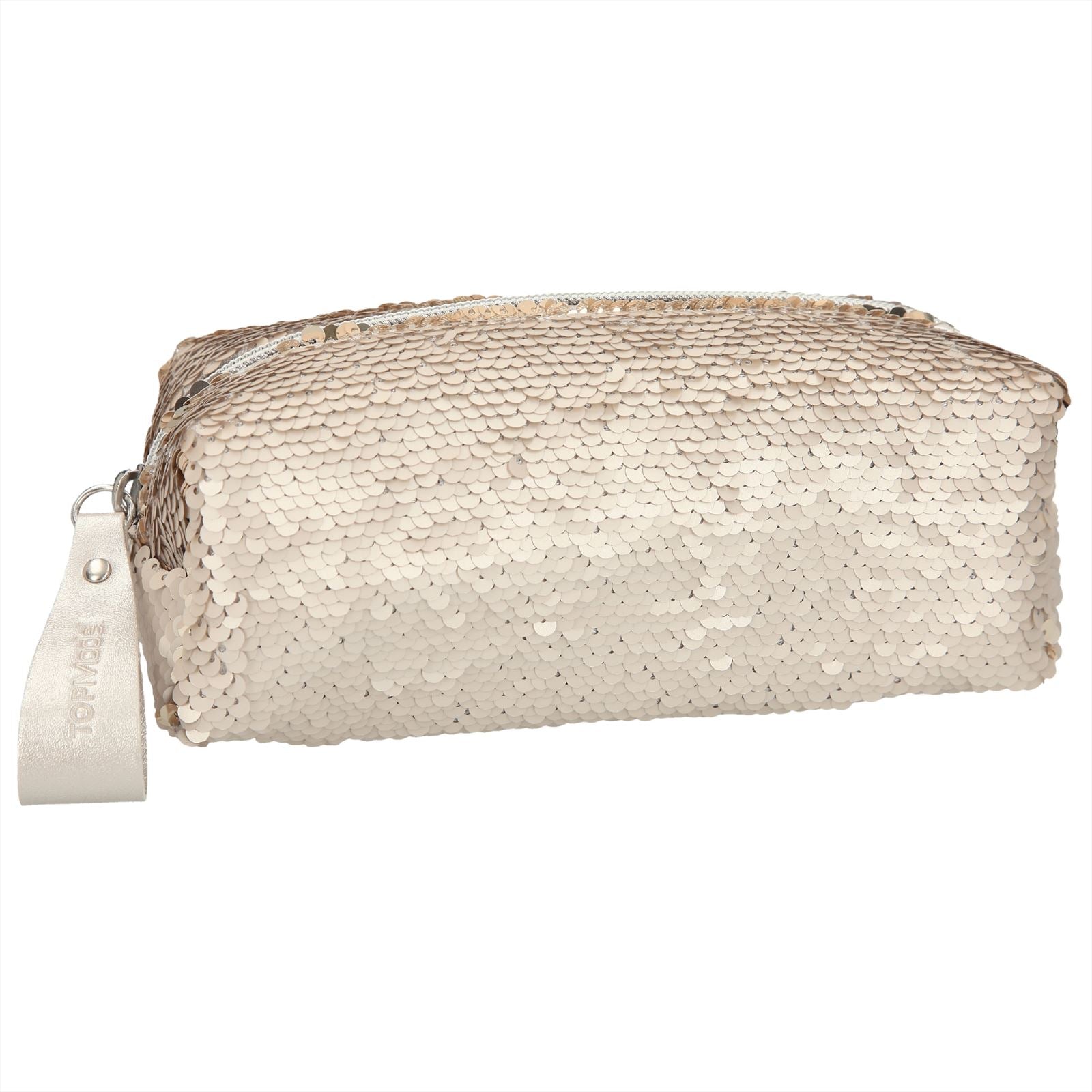 TOPModel etui met wrijfpaillet ten goud
