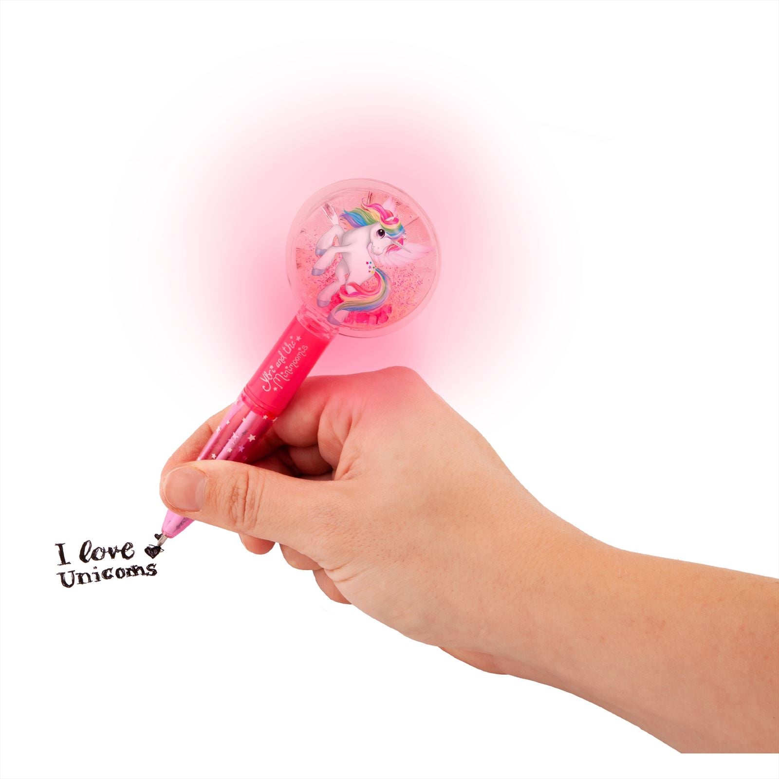 Ylvi & the Minimoomis pen met licht