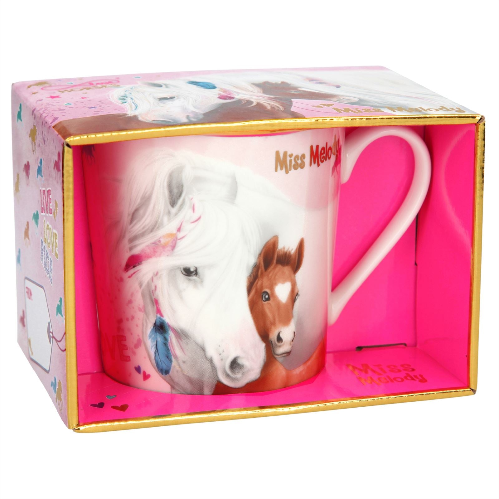 Miss Melody beker, roze