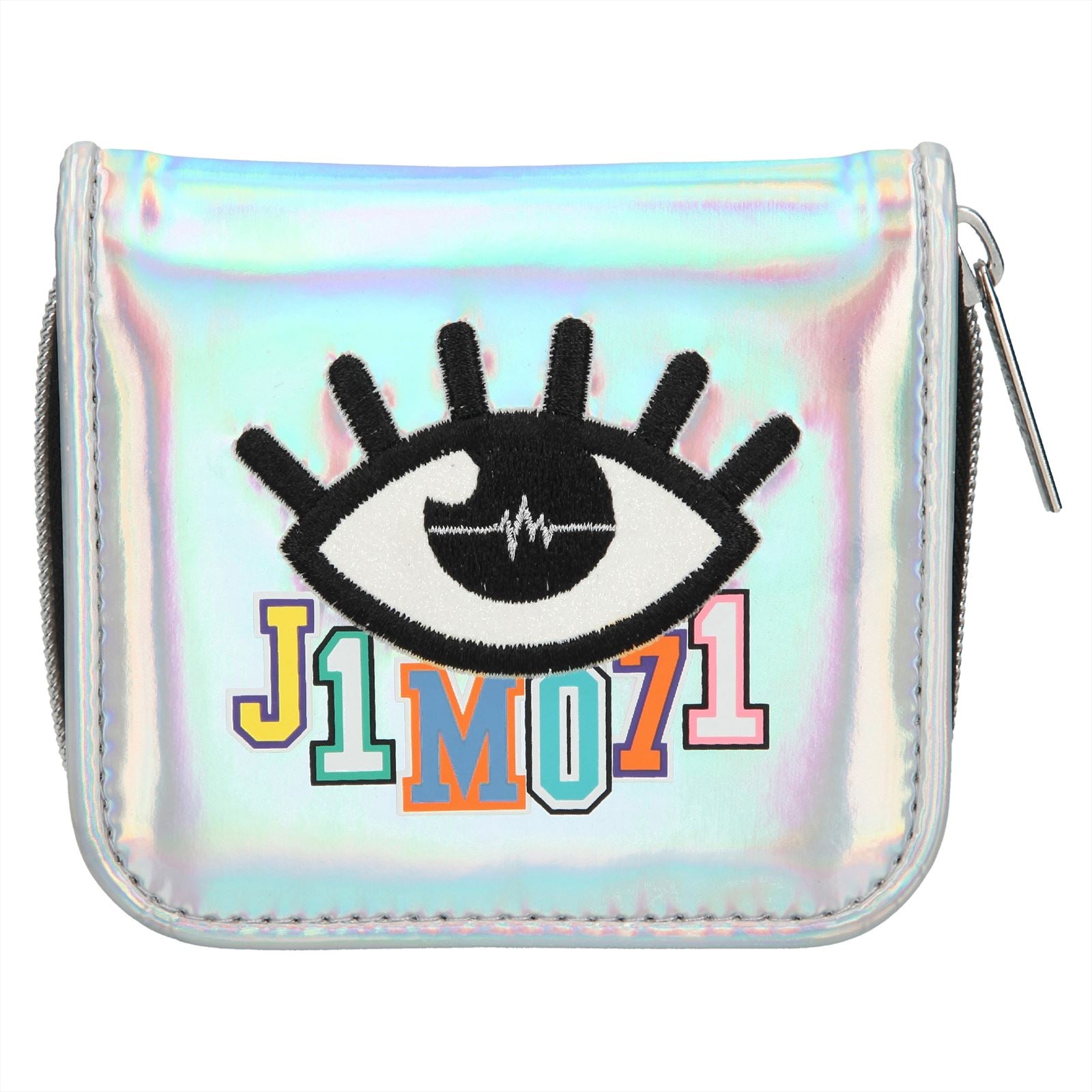 J1MO71 portemonnee Holo zilver