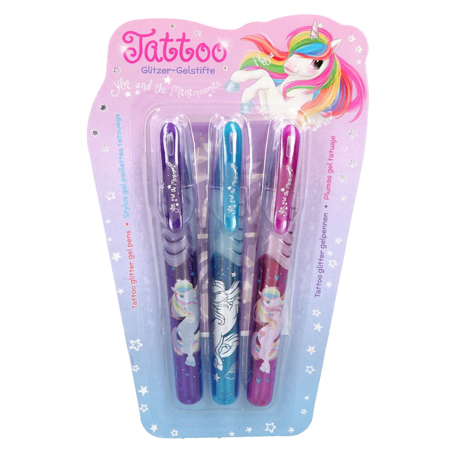 Ylvi & the Minimoomis glitter tatoeage gelpennen