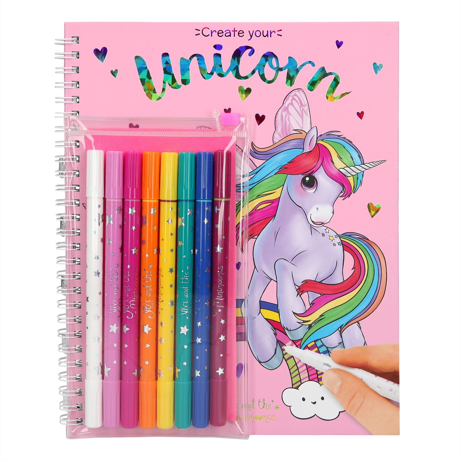 Ylvi & the Minimoomis kleurboe k met magic stiften