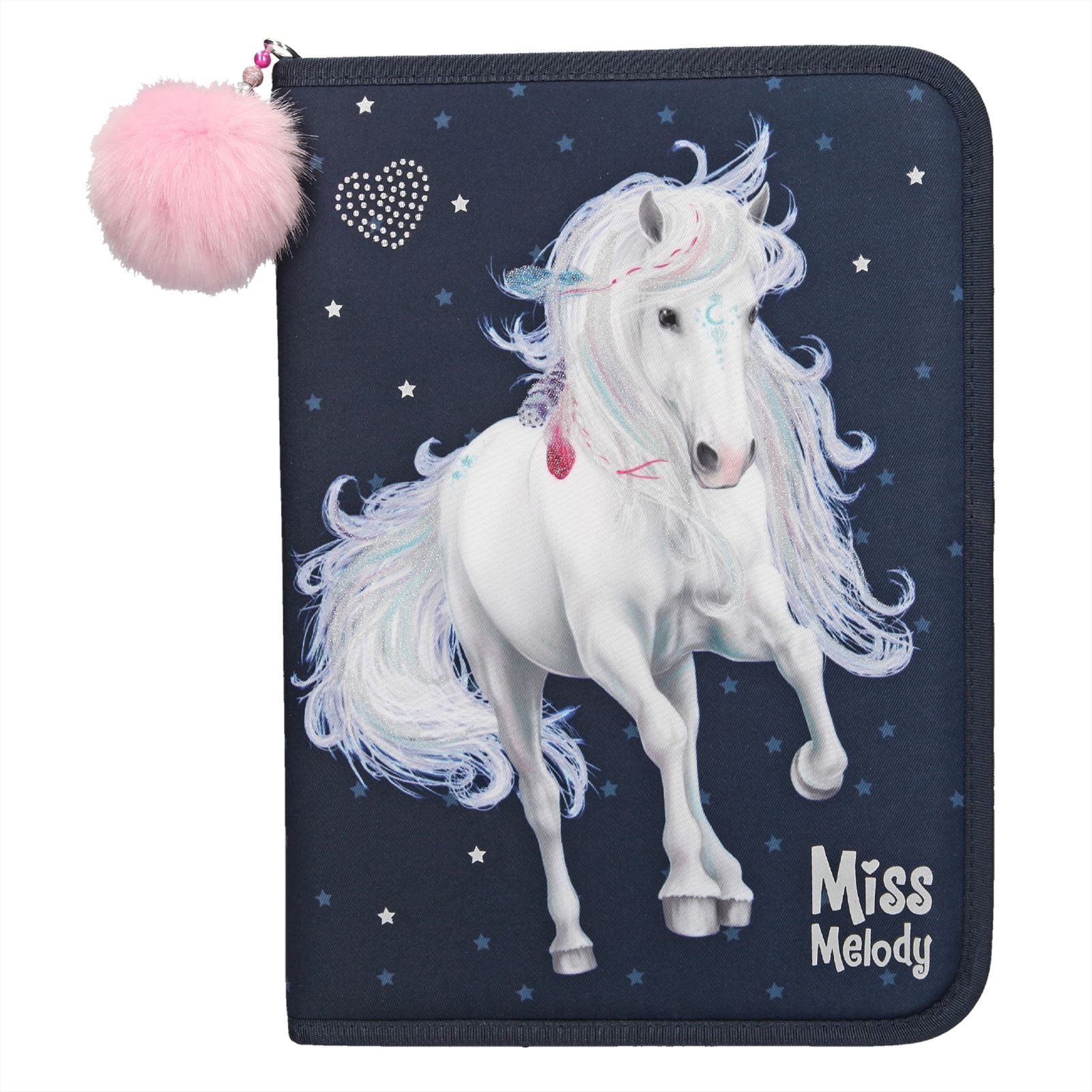 Miss Melody etui XXL, gevuld,blauw